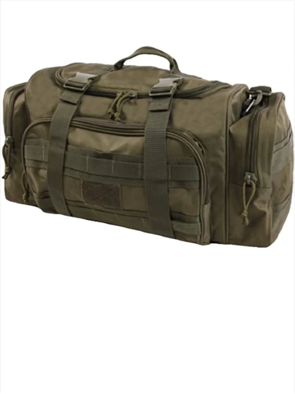 Highland Tactical Squad Rolling Duffel Bag Dark Green